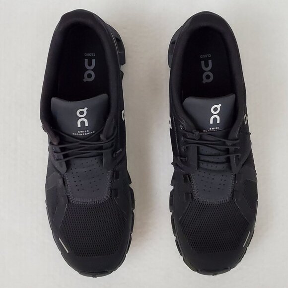 ON CLOUD 5 Cloudtec Womens Size 10 Black Running Trail Speed Lace Shoes 59.98905 - Picture 7 of 11